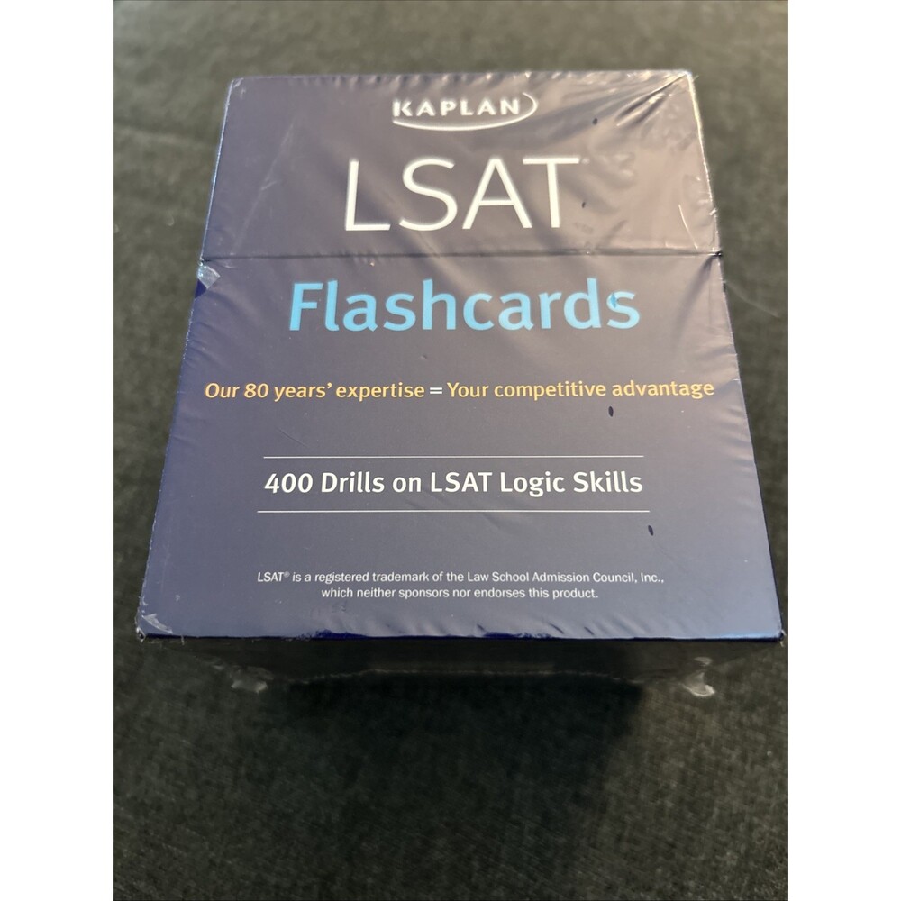Kaplan LSAT Flashcards NEW In Box